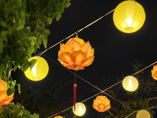 ánh sáng trí tuệ của lồng đèn Phật Đản